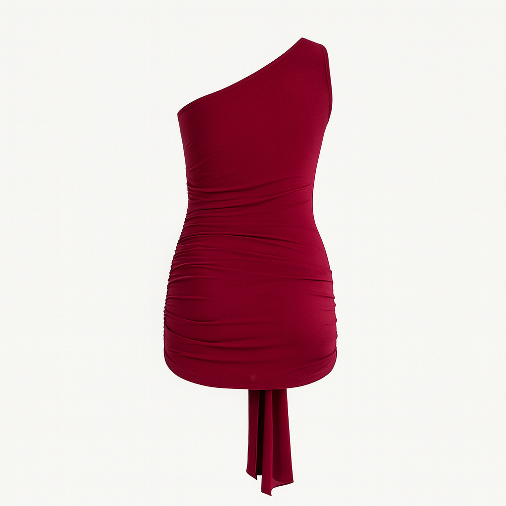 Andela Dress Burgundy