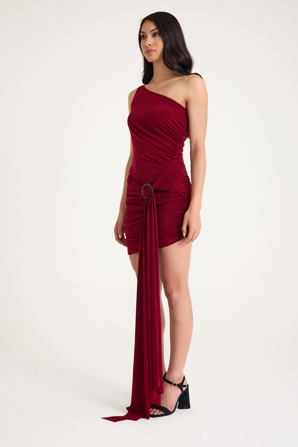 Andela Dress Burgundy