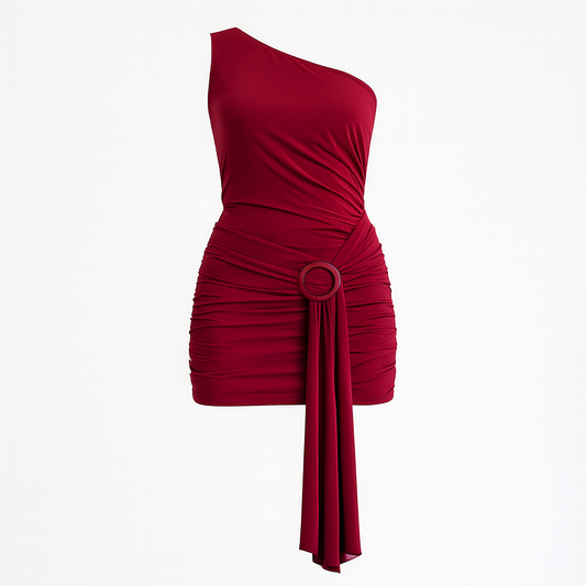 Andela Dress Burgundy