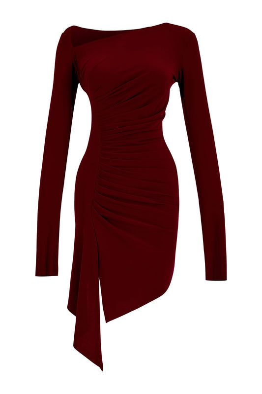 Amadora Dress Burgundy